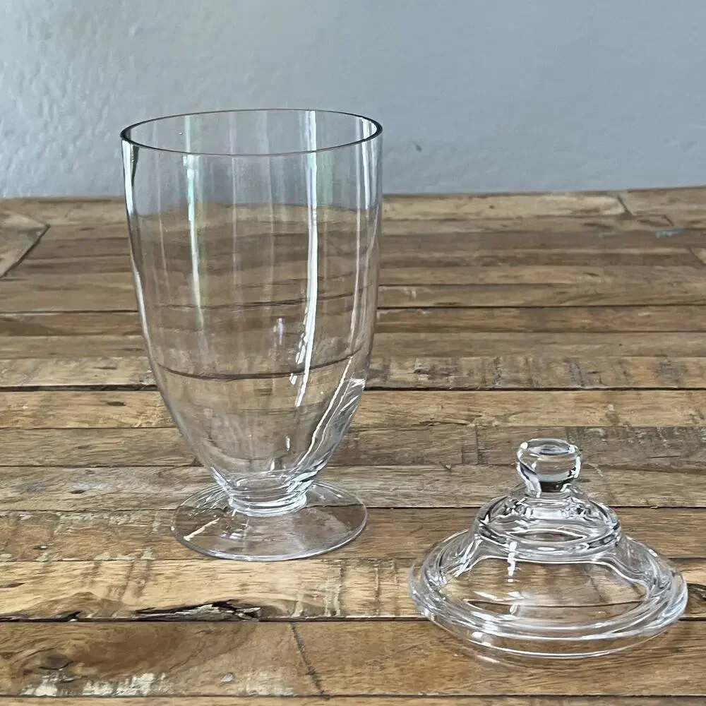 Clear Glass Apothecary Jar 9